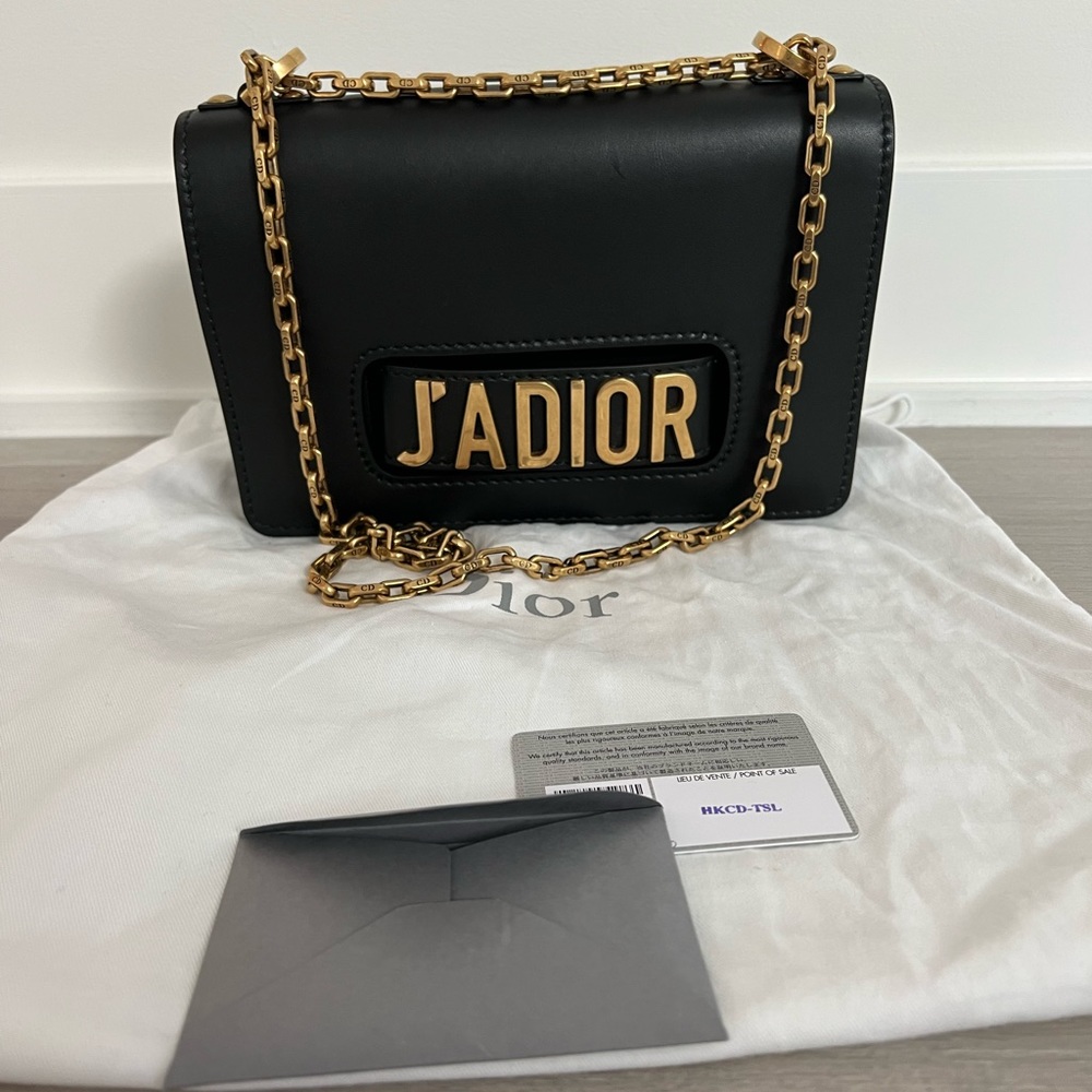 Dior j’adore black bag